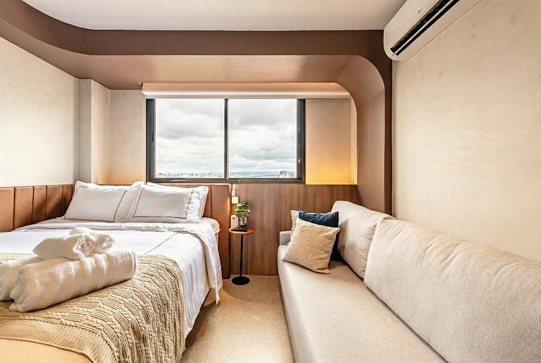 2 Studios de Luxo Idênticos no Vila Olimpia
