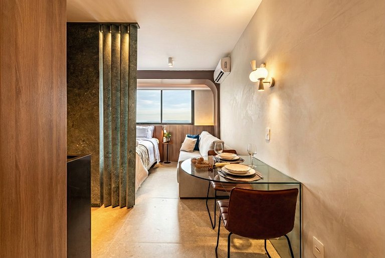2 Studios de Luxo Idênticos no Vila Olimpia