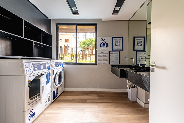 2 Studios de Luxo Idênticos no Vila Olimpia