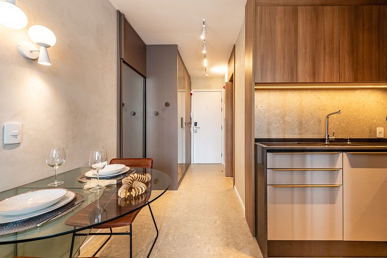 2 Studios de Luxo Idênticos no Vila Olimpia