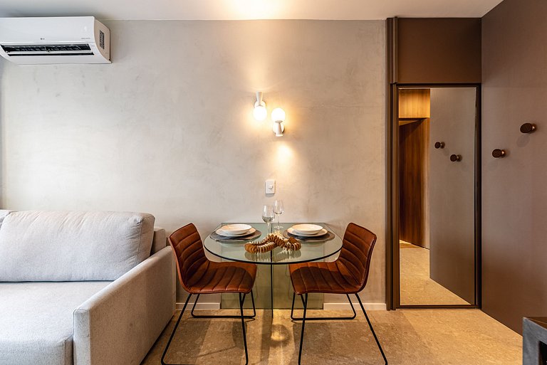 2 Studios de Luxo Idênticos no Vila Olimpia