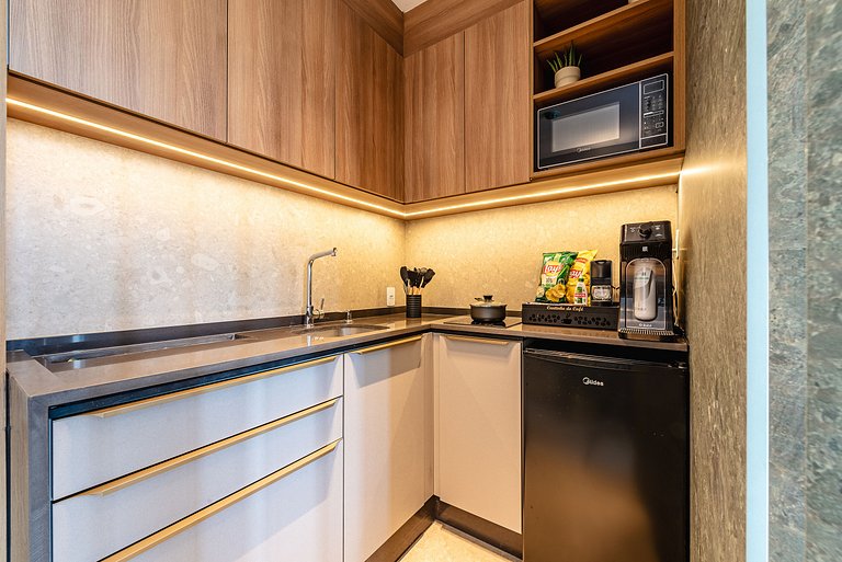2 Studios de Luxo Idênticos no Vila Olimpia
