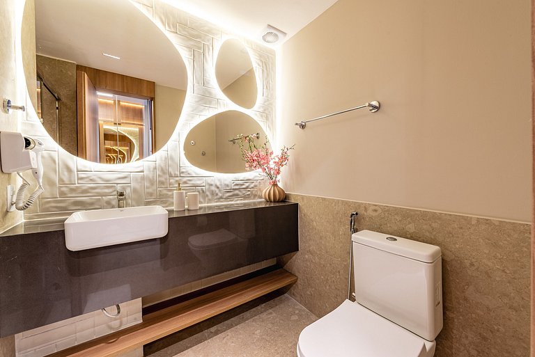2 Studios de Luxo Idênticos no Vila Olimpia