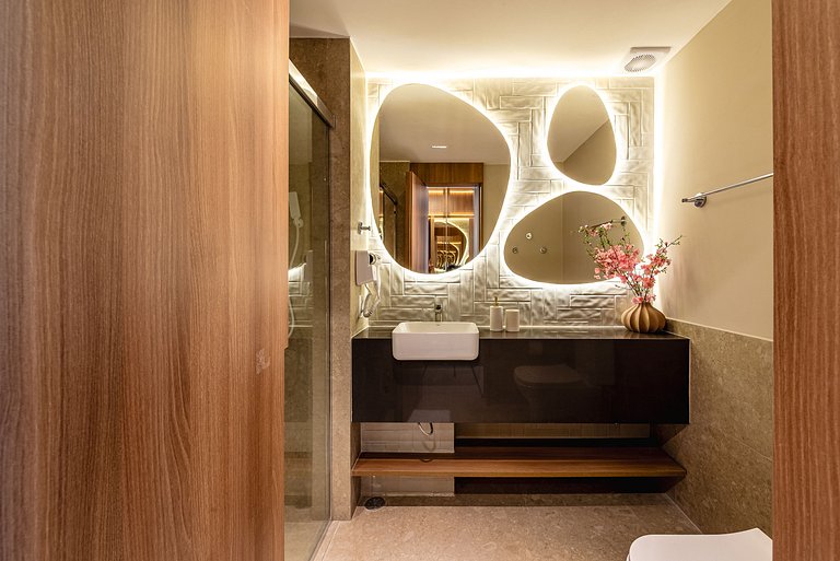 2 Studios de Luxo Idênticos no Vila Olimpia